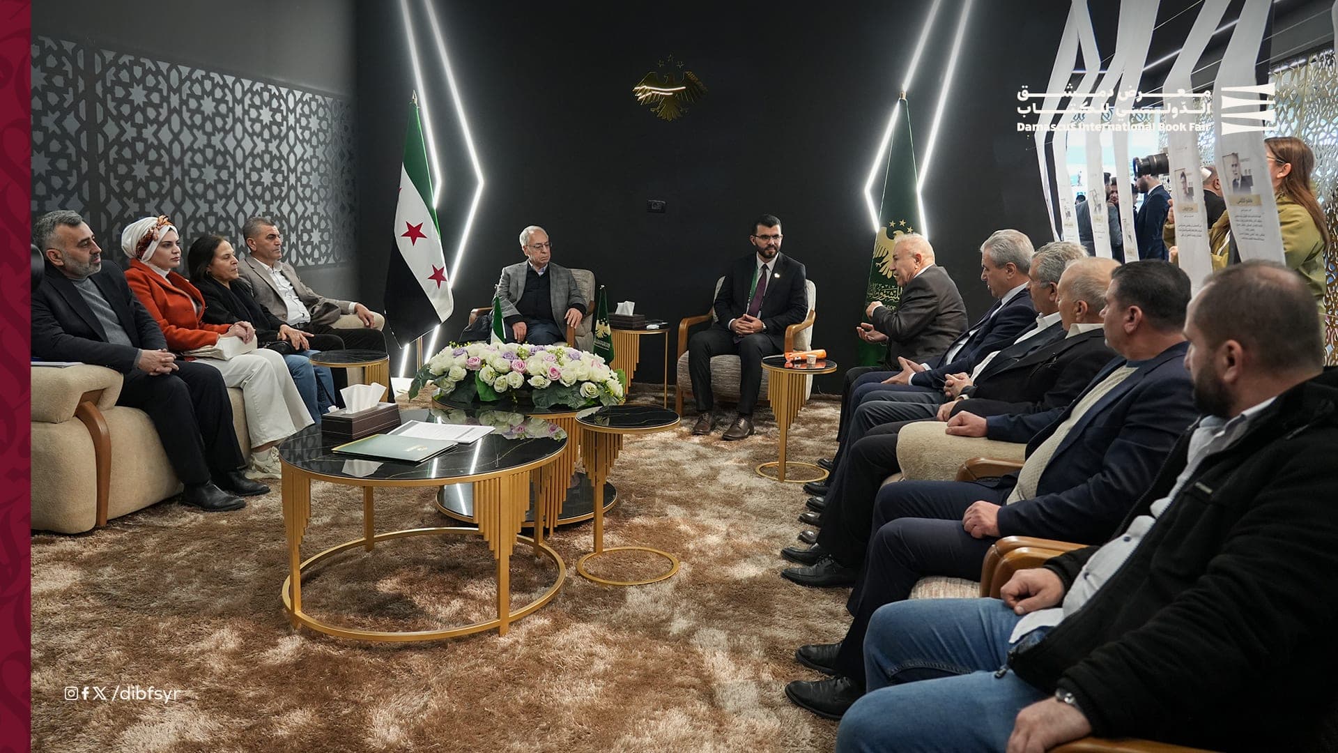 Visit of the Kurdish National Council to the Damascus International Book Fair