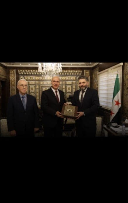 استقبال السيد وزير الثقافة لنظيره الفلسطيني في دمشق
