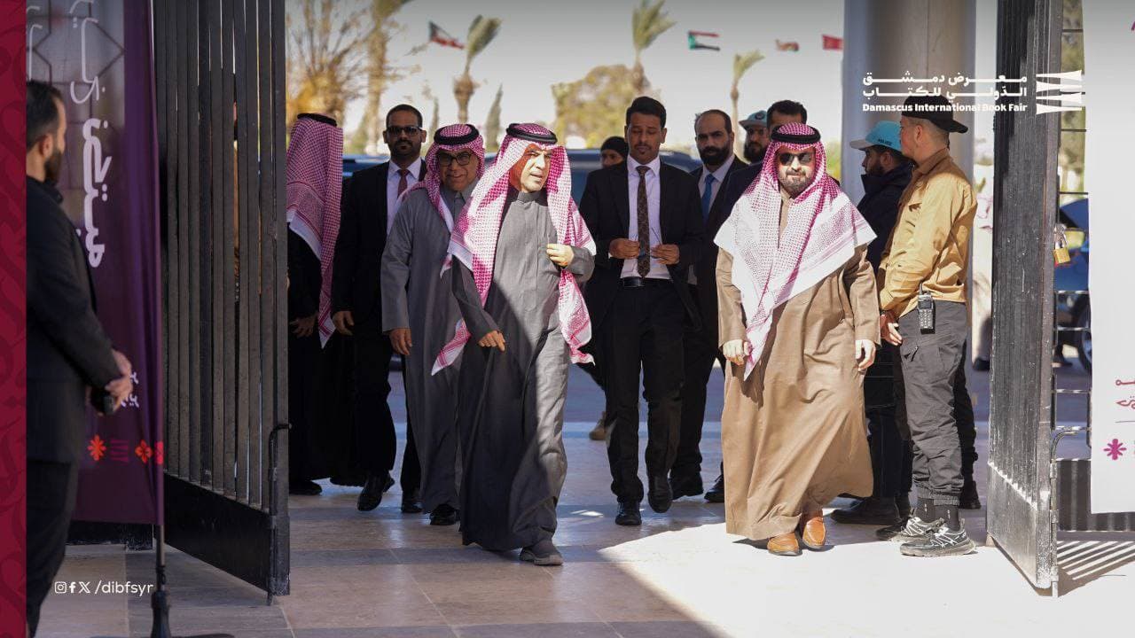 زيارةً لافتة لسعادة فيصل بن سعود المحفل، سفير المملكة العربية السعودية في سورية