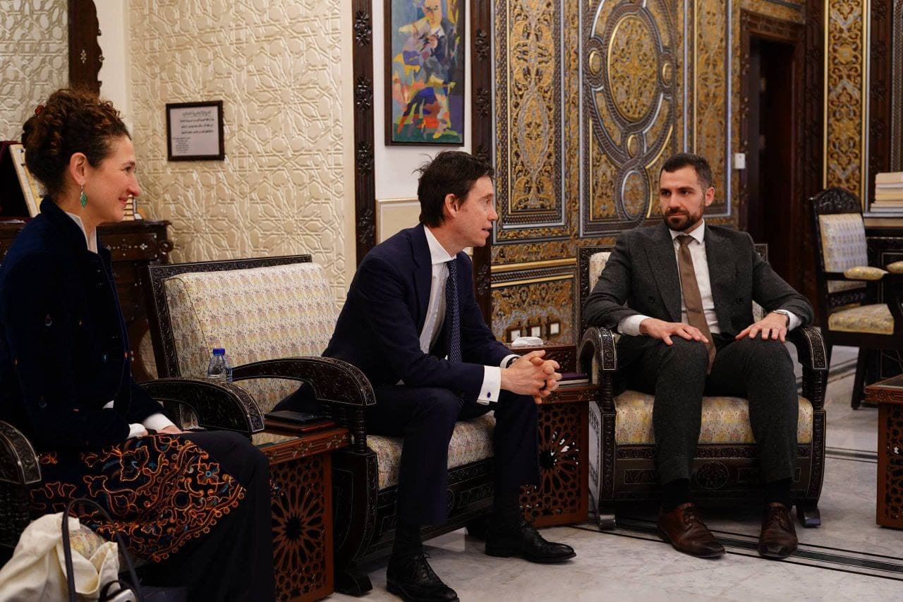 The Minister of Culture discusses with the international organization "Turquoise Mountain"