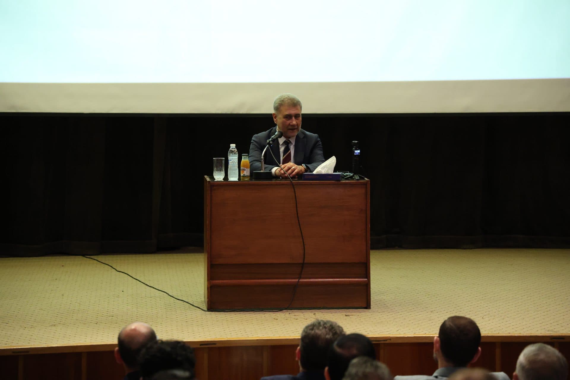 The National Library in Damascus hosts Dr. Liqaa Makki, a lecturer on Syria and its role amid the current regional conflict - 1