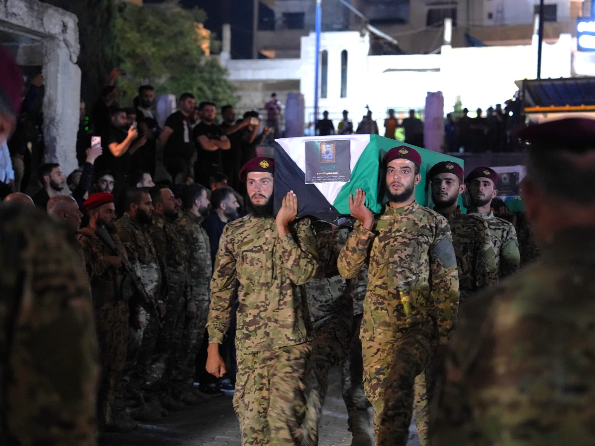 The Minister of Culture, Muhammad Yassin Al-Saleh, participated with the Governor of Idlib, Muhammad Abdul Rahman, in the funeral of the nation’s martyrs who died as a result of the explosion that occurred in an ammunition warehouse in the city of Sarmada. - 1