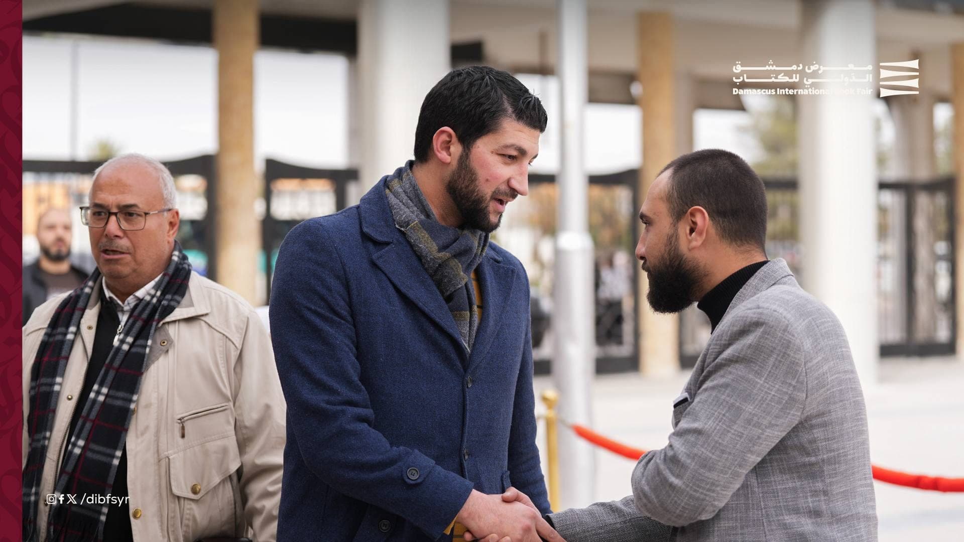 وفد من حلب يزور معرض دمشق للكتاب