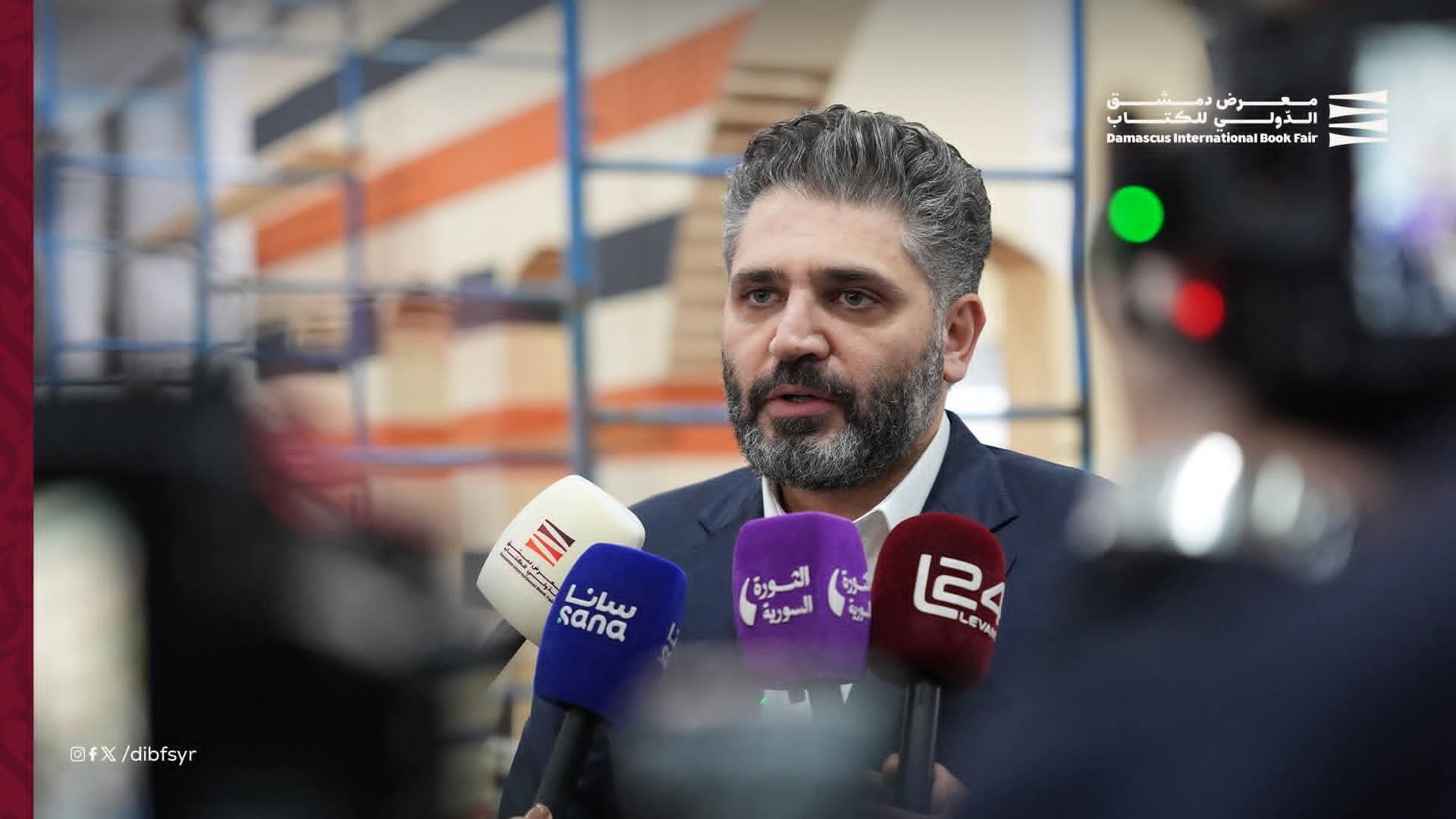 Minister of Culture Mohammed Saleh inspects preparations for the book fair