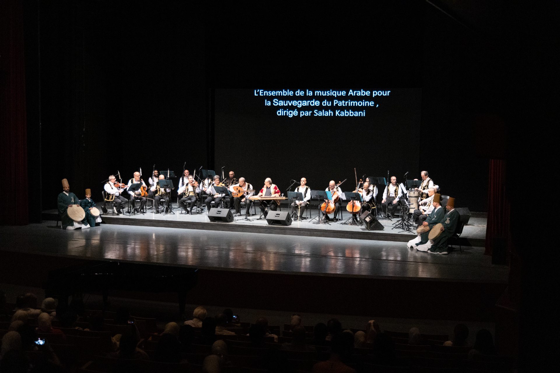 Sponsored by the Ministry of Culture...a musical evening entitled "Syria...The First Symphony" at the Damascus Opera House
