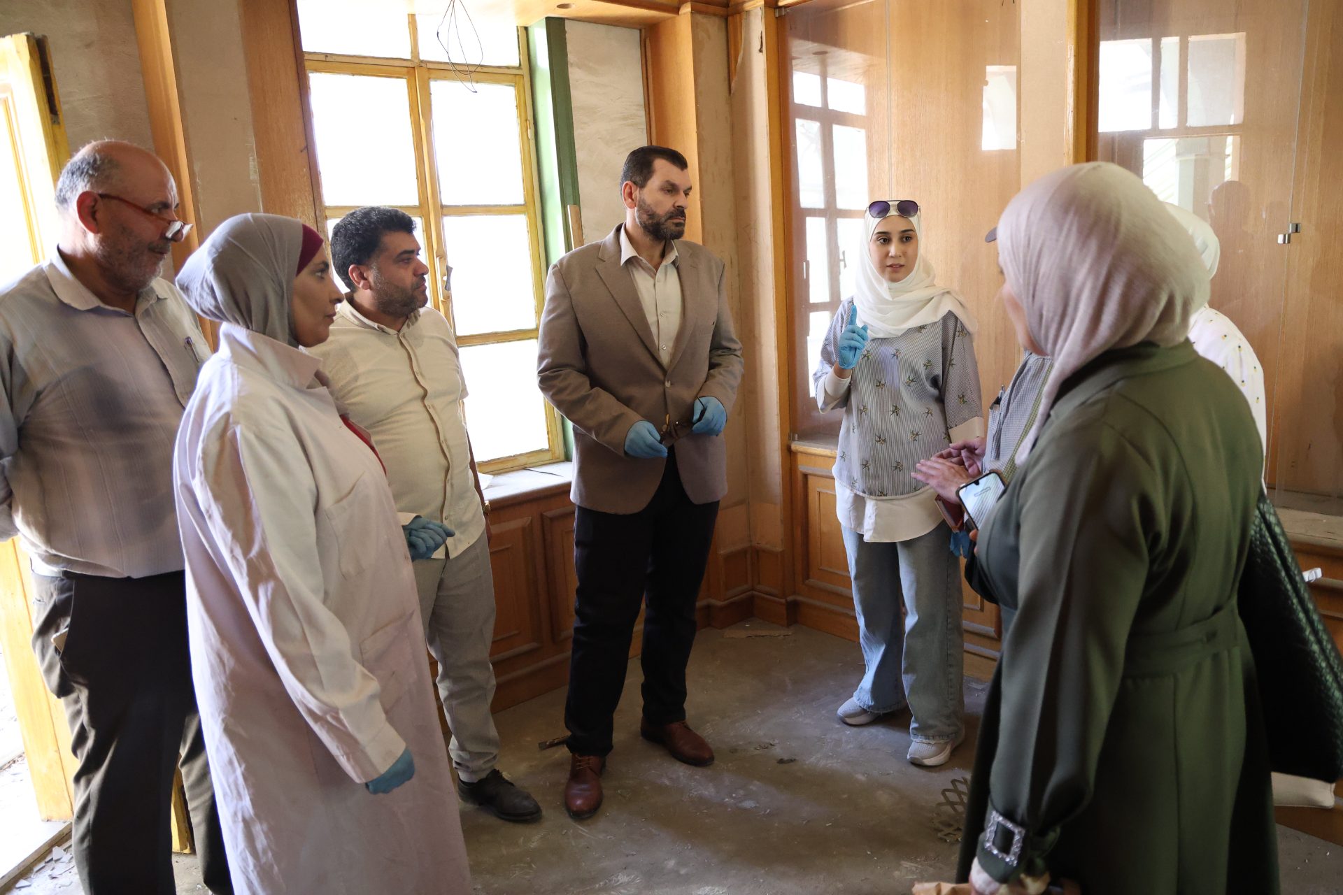 The Deputy Minister of Culture inspects the Martyr Youssef Al-Azma Museum in Damascus and discusses ways to restore and rehabilitate it