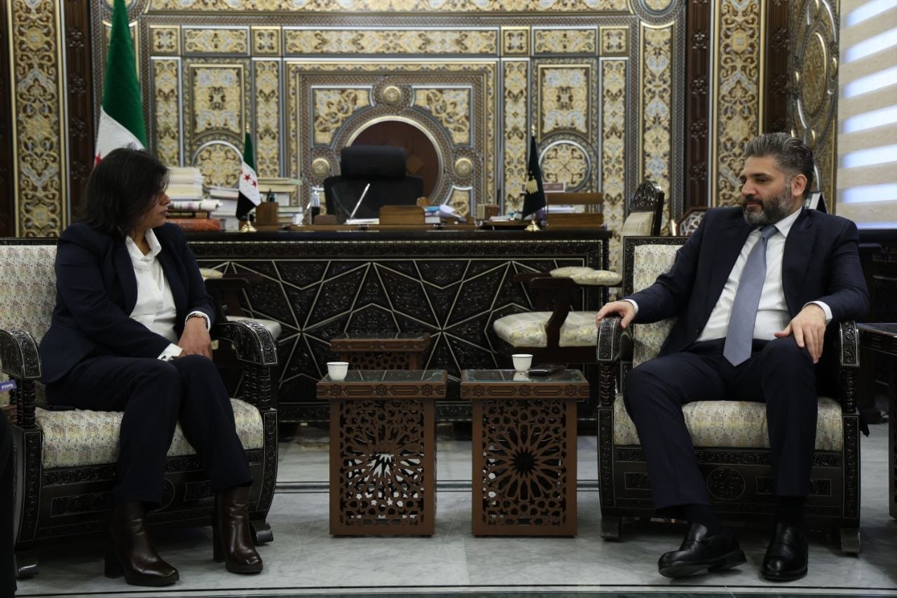 The Minister of Culture receives the Chargé d'Affaires of the Indian Embassy in Damascus