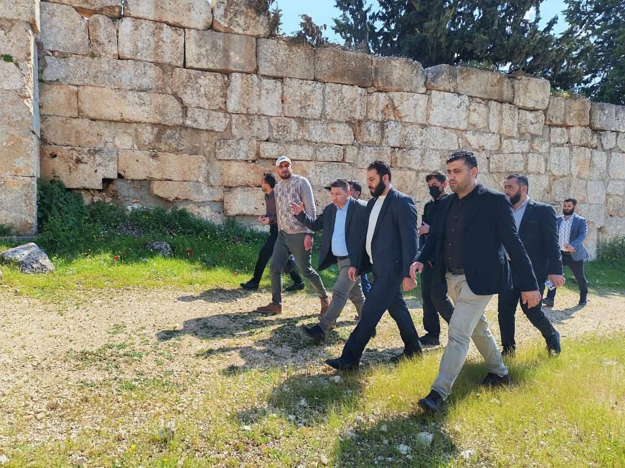 A delegation from the Ministry of Culture is touring the Citadel of Simeon.